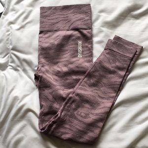 Purple Adapt Animal Seamless Leggings - M
